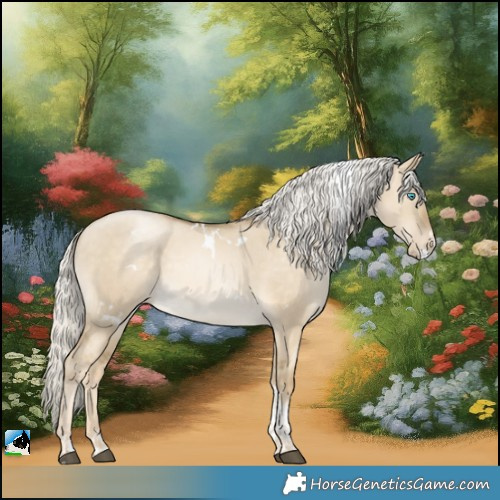 Horse Color:White Spotted Silver Buckskin Snowdrop Dun Tobiano Appaloosa 