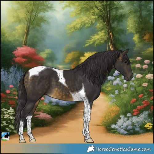 Horse Color:Buckskin Tobiano 