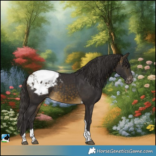 Horse Color:Buckskin Tobiano Appaloosa