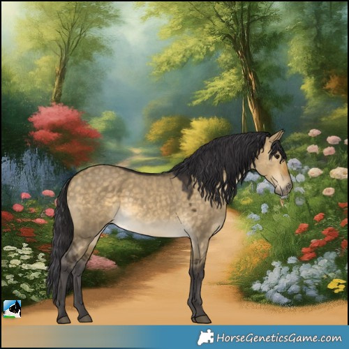 Horse Color:Buckskin Dun Rabicano