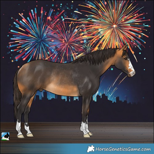 Horse Color:Buckskin Rabicano