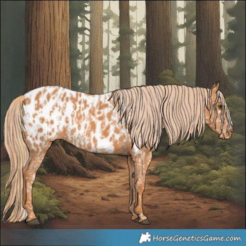 Horse Color:Chestnut Appaloosa  and Chestnut Appaloosa 