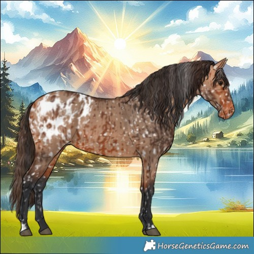 Horse Color:Bay Blanket  and Bay Dun Blanket 