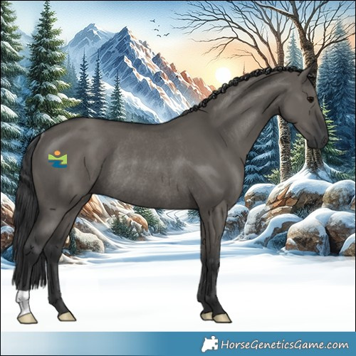 Horse Color:Grullo Rabicano