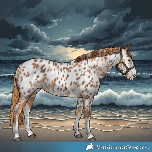 Horse Color:Chestnut Appaloosa  and Gray Chestnut Appaloosa 