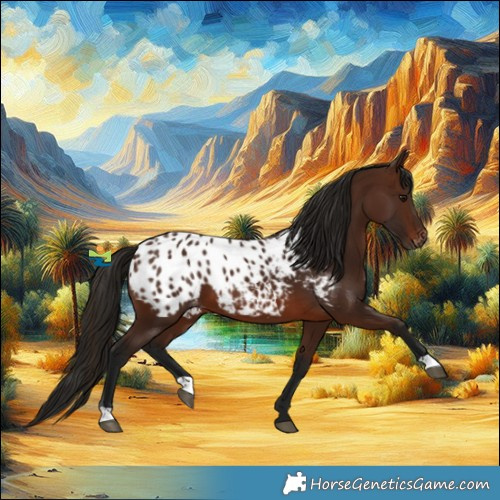 Horse Color:Gray Bay Appaloosa
