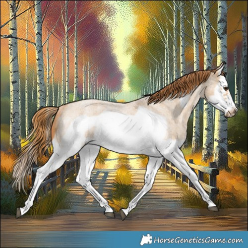 Horse Color:Red Dun Roan Splash Frame Rabicano