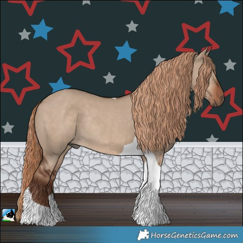 Horse Color:Liver Red Dun Tobiano Rabicano