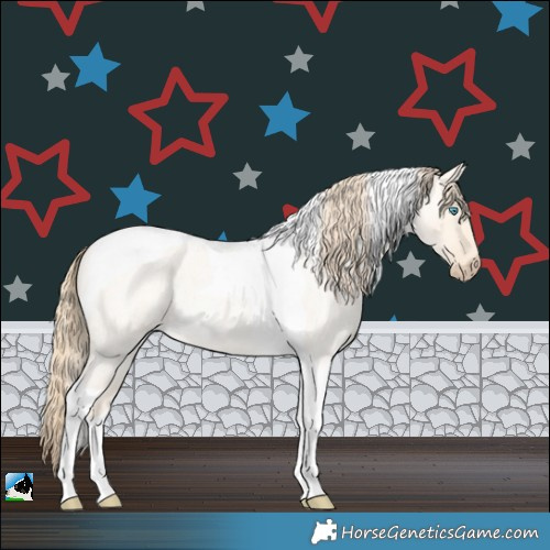 Horse Color:Perlino Roan Dun Tobiano Rabicano 
