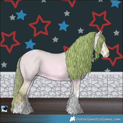 Horse Color:Watercolor Red Dun Sabino Tobiano