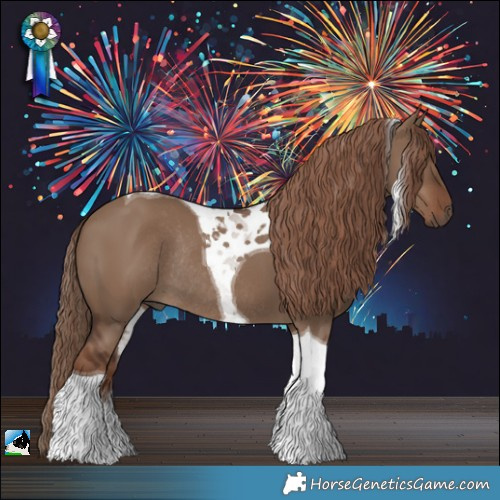 Horse Color:Liver Red Dun Tobiano Rabicano
