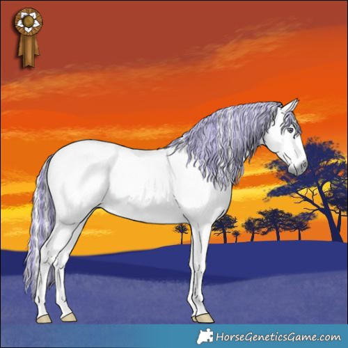 Horse Color:Painted Red Chinchilla Roan