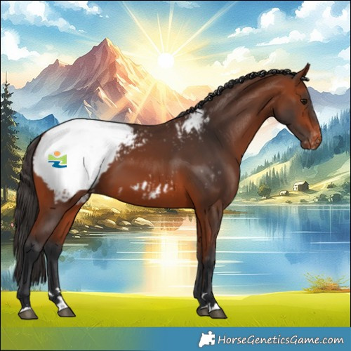 Horse Color:Bay Snowcap 