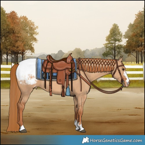 Horse Color:Red Dun Snowcap