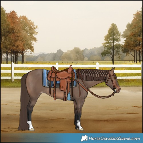 Horse Color:Brown Dun Varnish