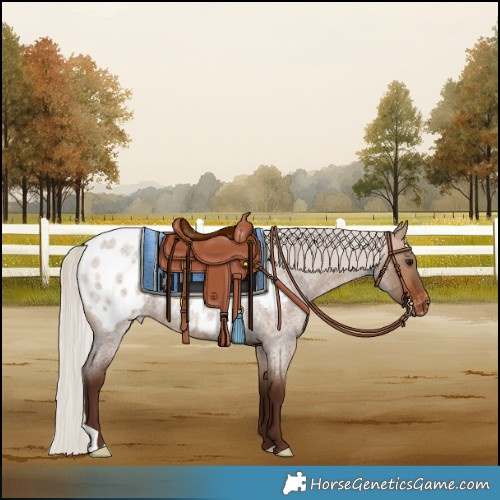 Horse Color:Silver Bay Roan Dun Blanket