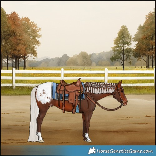 Horse Color:Silver Bay Snowcap 