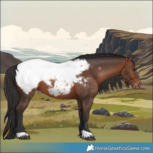 Horse Color:Brown Snowcap
