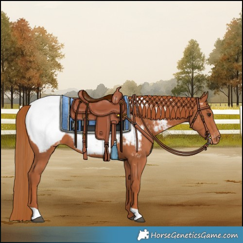 Horse Color:Chestnut Snowcap