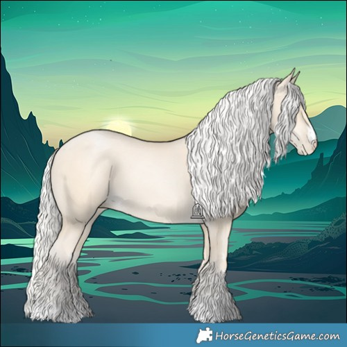 Horse Color:Silver Smoky Black Pearl
