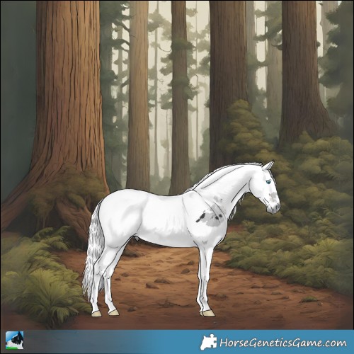 Horse Color:Black Merle