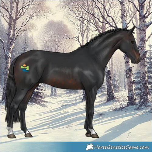 Horse Color:Brown Mushroom 