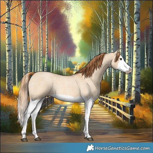 Horse Color:Red Dun Roan Splash Frame Rabicano