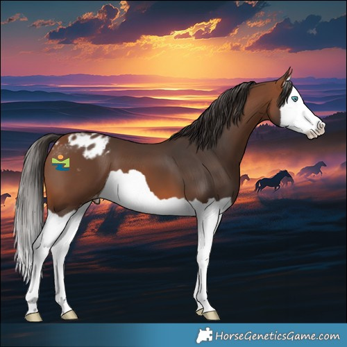 Horse Color:Bay Splash Blanket