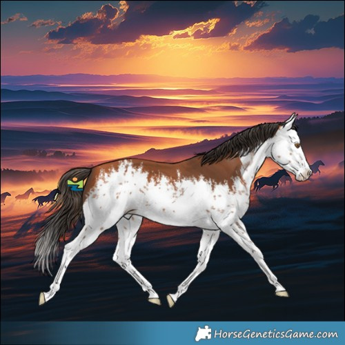 Horse Color:White Spotted Bay Splash 