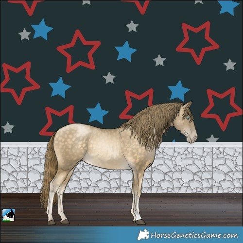 Horse Color:Buckskin Snowdrop 