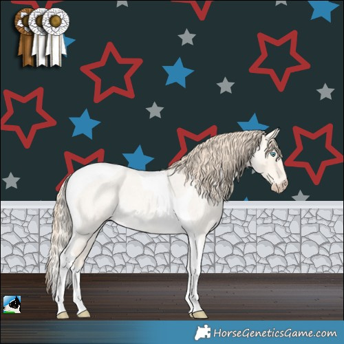 Horse Color:Perlino Roan Dun Tobiano Rabicano 