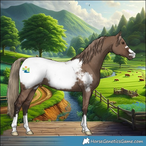 Horse Color:Liver Red Dun Snowcap Rabicano 