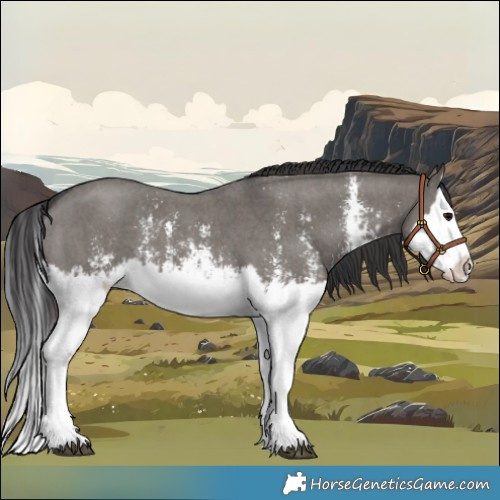 Horse Color:Grullo Sabino Splash  and Smoky Grullo Sabino Splash 