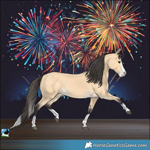 Horse Color:Buckskin Splash