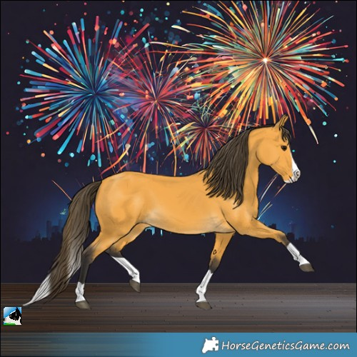 Horse Color:Buckskin Splash 