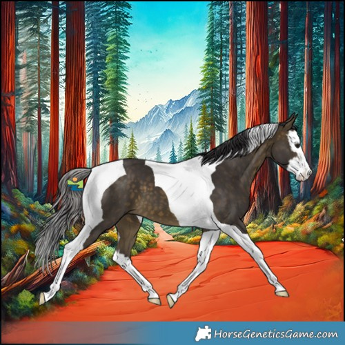 Horse Color:Buckskin Splash Tobiano