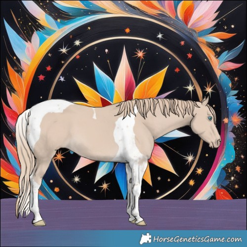 Horse Color:Smoky Creme Tobiano