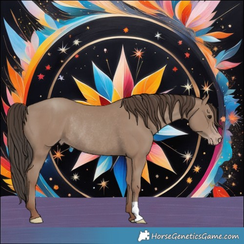 Horse Color:Classic Champagne Rabicano