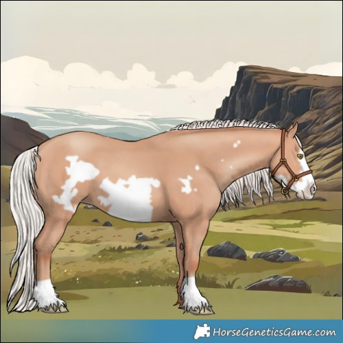 Horse Color:Silver Amber Champagne Frame 