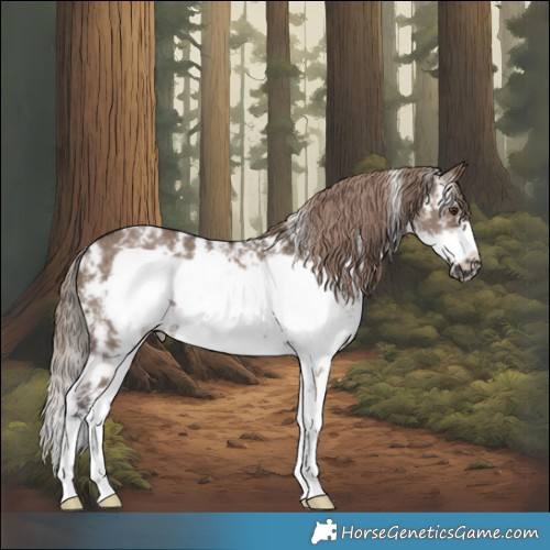 Horse Color:Liver Red Dun Sabino Frame Rabicano 