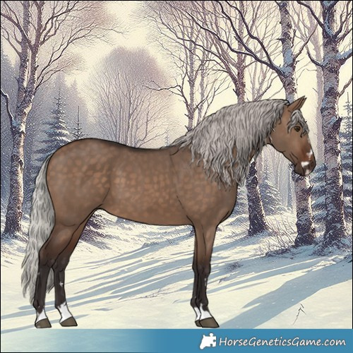 Horse Color:Silver Brown Dun