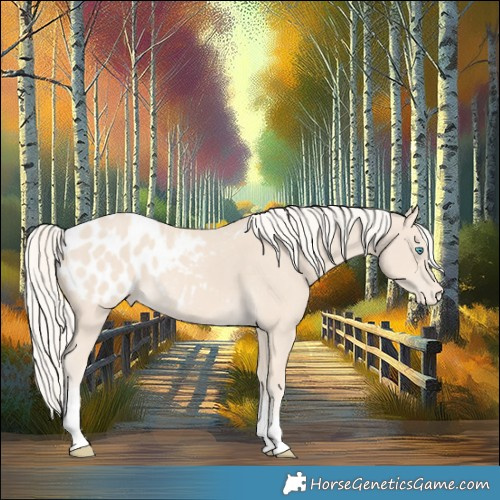 Horse Color:Cremello Tobiano Blanket Rabicano 