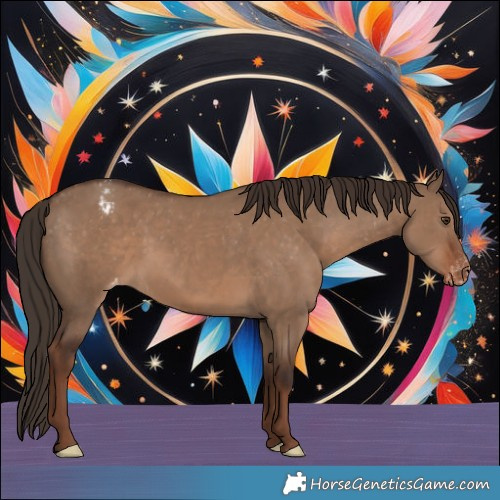 Horse Color:Liver Red Dun Varnish