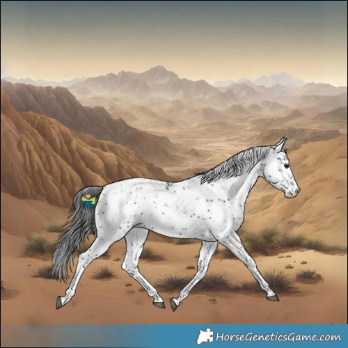 Horse Color:Black Sabino Appaloosa