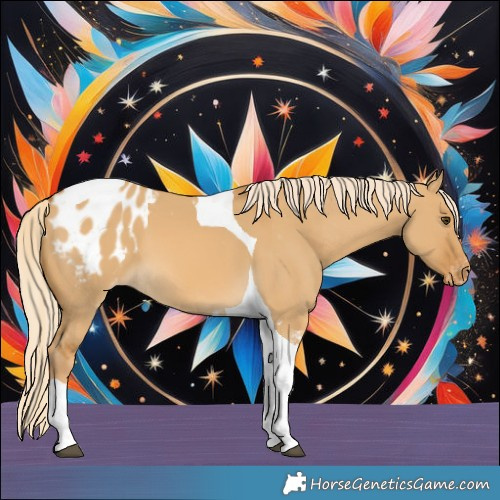 Horse Color:Palomino Dun Tobiano Appaloosa