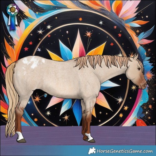 Horse Color:Red Dun Roan Appaloosa