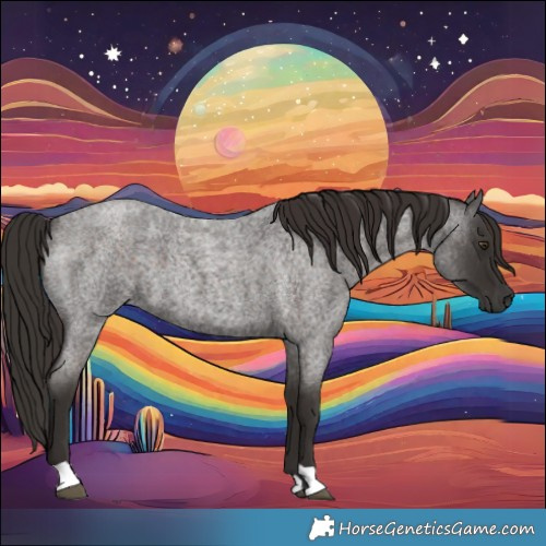 Horse Color:Liver Red Roan