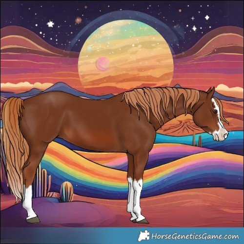 Horse Color:Chestnut Splash 