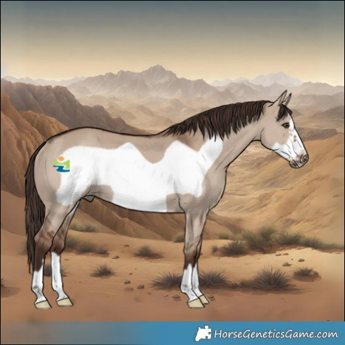 Horse Color:Liver Red Dun Frame Rabicano 