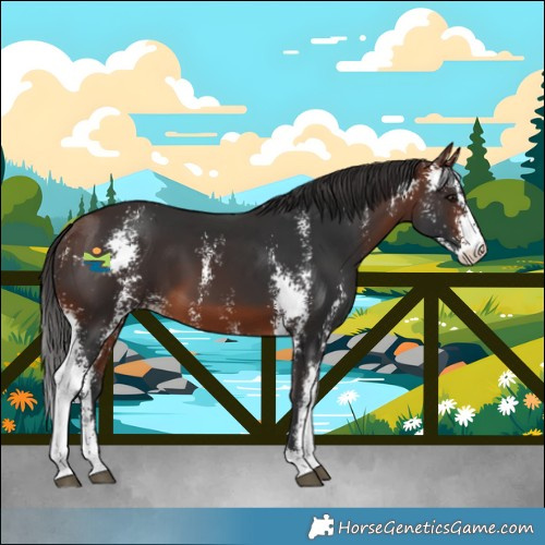 Horse Color:Bay Sabino